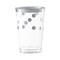 Clear with Silver Dots Round Disposable Plastic Tumblers - 12 oz. (240 Cups)